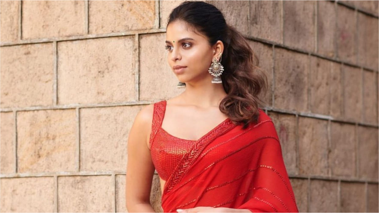 suhana khan in manish malhotra white chikankari lehenga look stunning