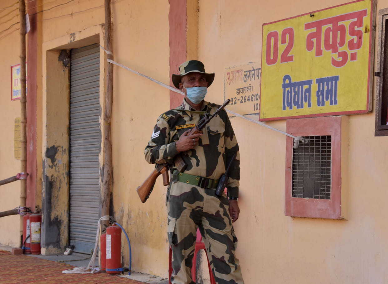 EVMs will remain in the shadow of bayonets, surveillance even with the third eye