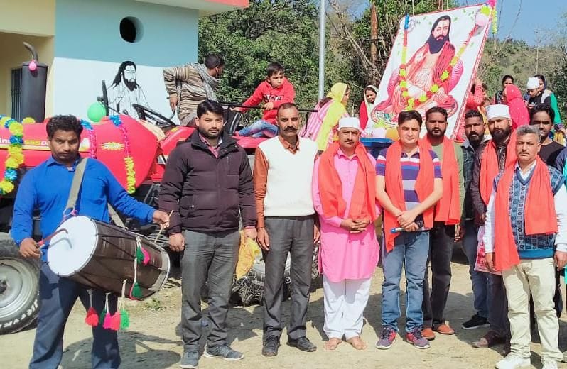 guru ravidas jaynti organised in pirthpur una himachal