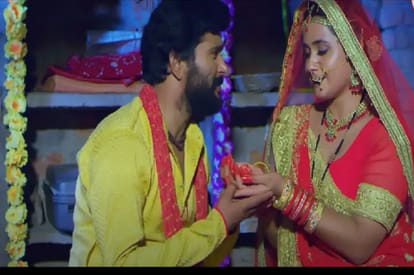 Bhojpuri: Yash Kumar and actress Kajal Raghavani new song released the romantic chemistry of both is being liked by the fans