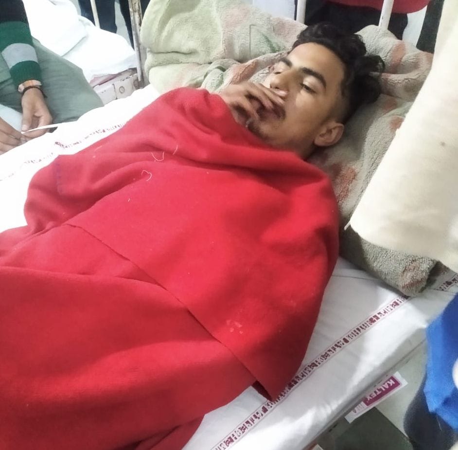 Garnavathi student returning from coaching shot, admitted to PGI