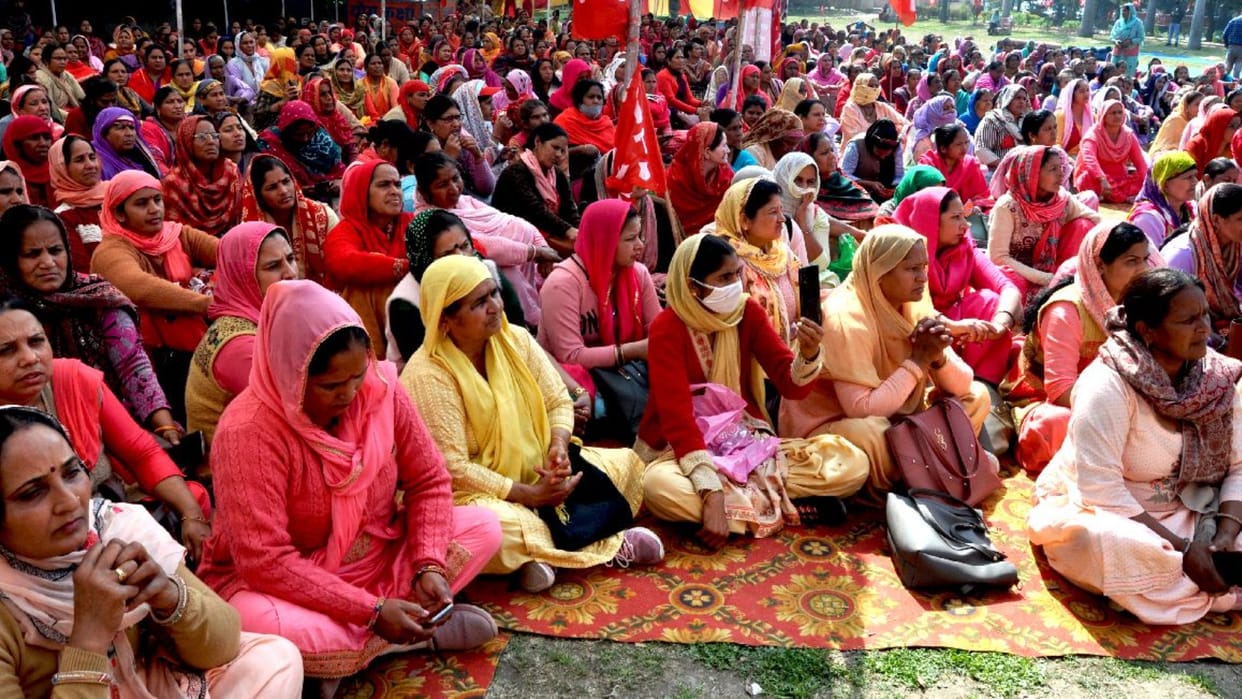 Anganwadi workers movement will continue in Haryana