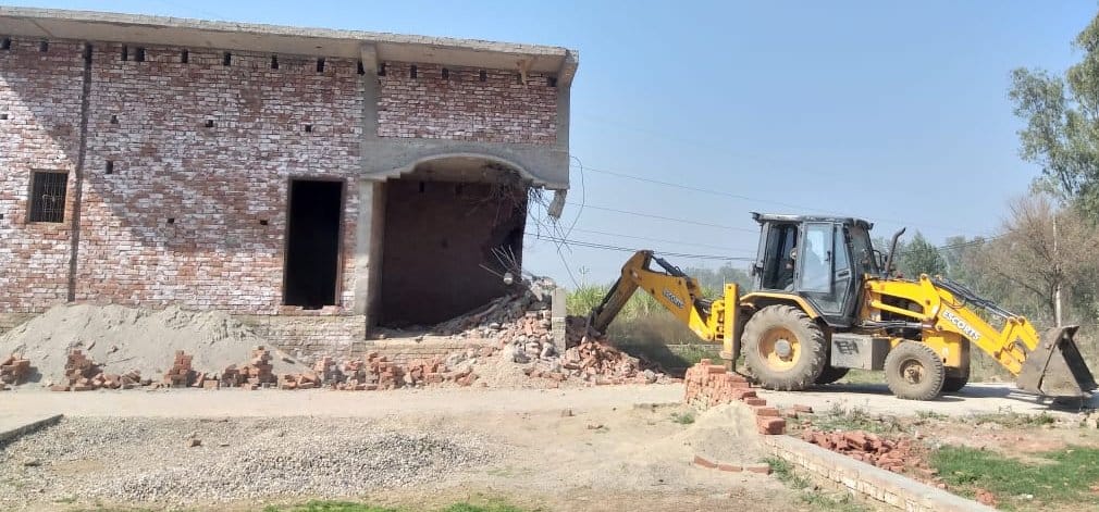 Authority demolished illegal colony