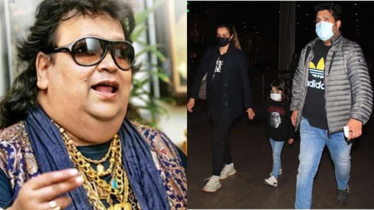 Bappi Lahiri Last Rites: Son Bappa Lahiri lands in Mumbai from the US for his father last rites at Pawan Hans crematorium in Juhu