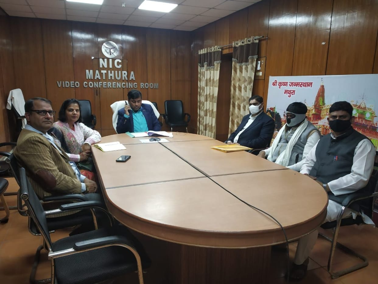 Mathura: Officials engaged in deciding the examination schedule along with teaching