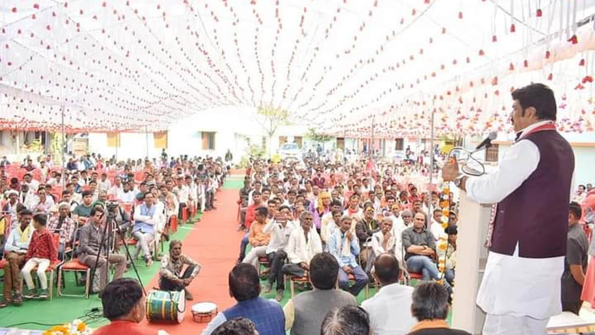 Sagar: Sant Ravidas Jayanti celebrated in Rahatgarh, Minister Govind Singh Rajput said – Sant Ravidas showed the path of devotion