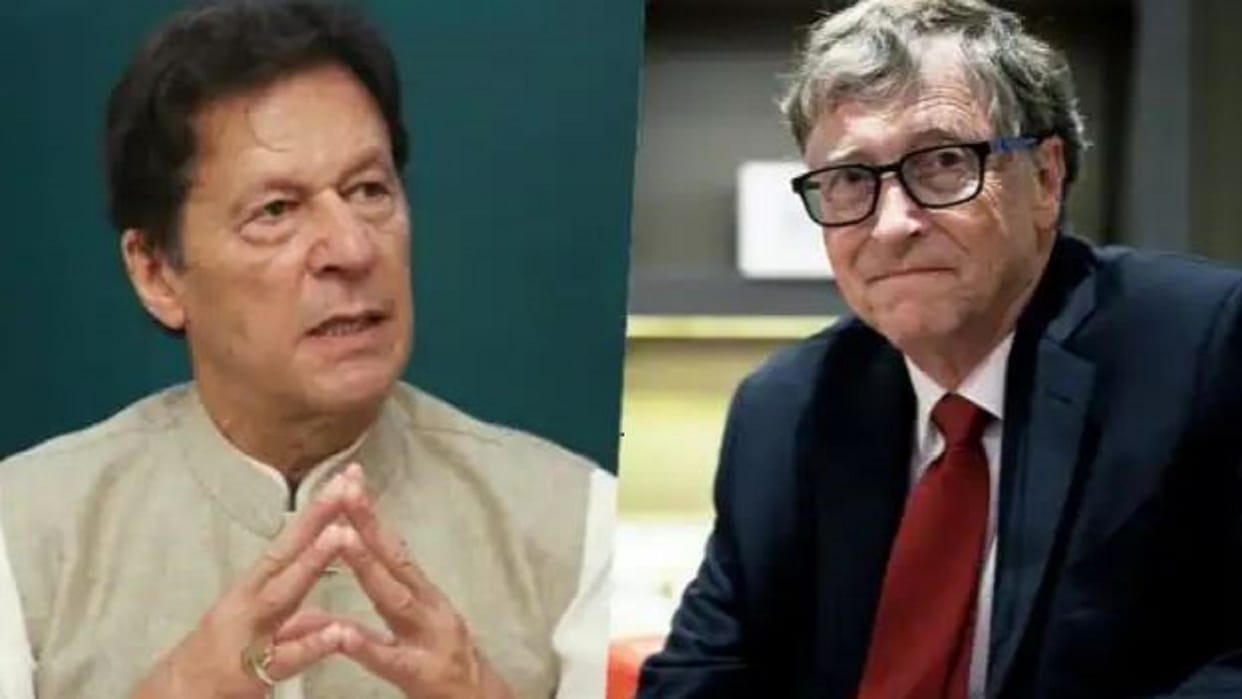 Bill Gates discussed corona and polio with Imran Khan in Pakistan