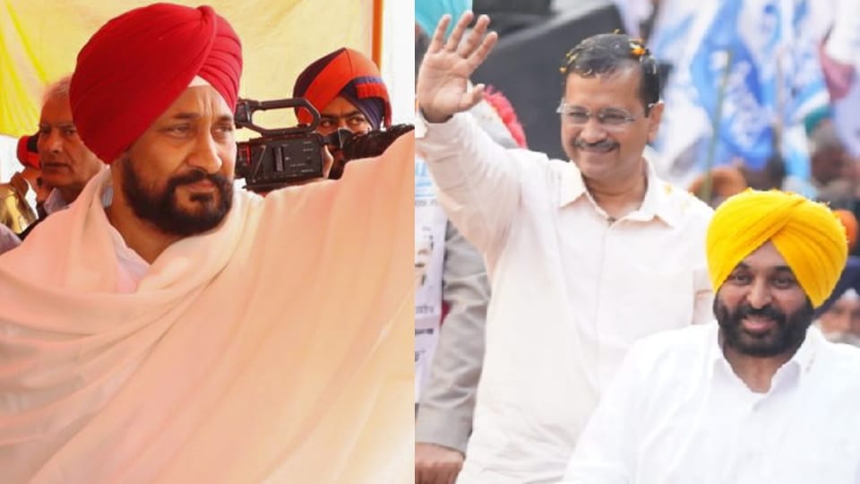 Punjab CM Charanjit Channi made controversial statement about AAP CM Face Bhagwant Mann