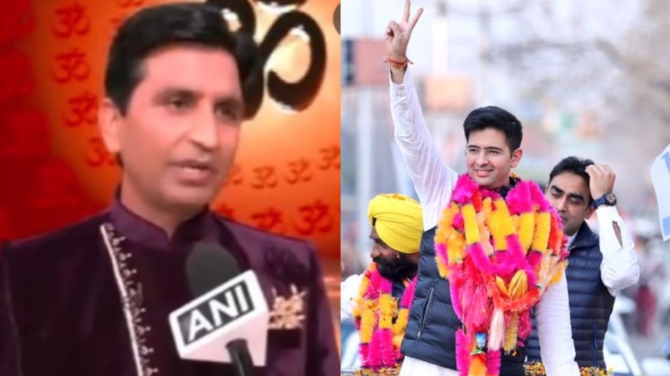 Aam aadmi party leader Raghav chadha statement over kumar vishwas allegations
