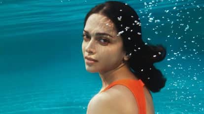 Bollywood actress Deepika Padukone Shared Underwater Photoshoot wearing orange bikini