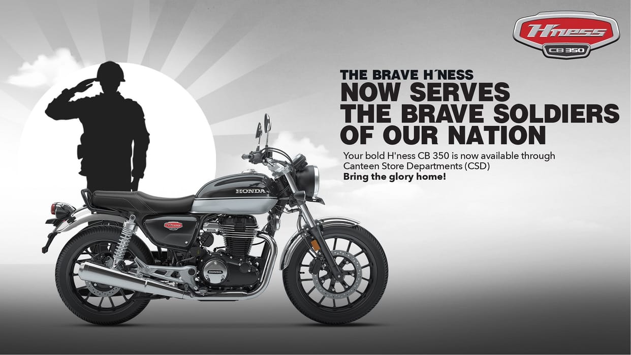 Honda Hness CB350 CSD Price Honda Hness CB350 RS CSD Price Honda H'ness CB350 and CB350RS now available at CSD Stores