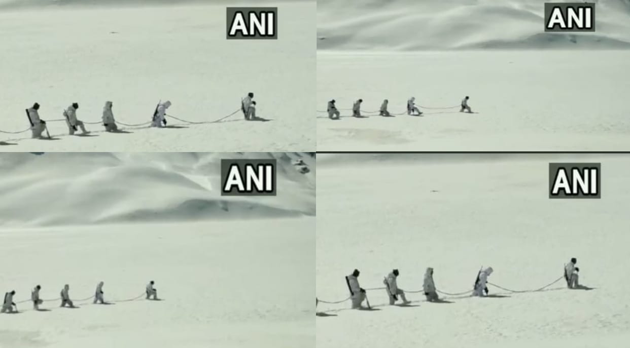 Uttarakhand 2022 : ITBP personnel are patrolling in minus temperature and at an altitude of 15 thousand feet