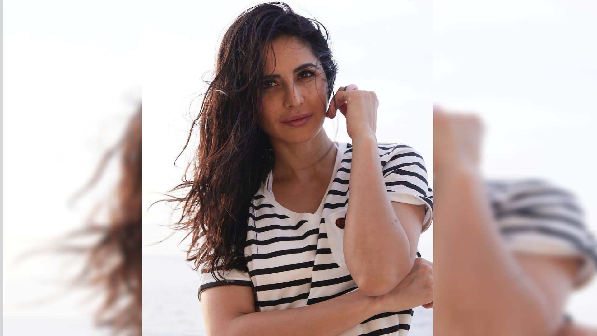 katrina kaif spot in airport wearing stunning pink kurta with jutti