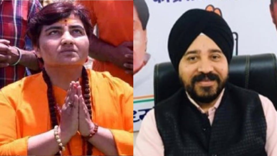 MP Congress retaliates on Pragya: Narendra Saluja said MP insulted women and elders, apologize