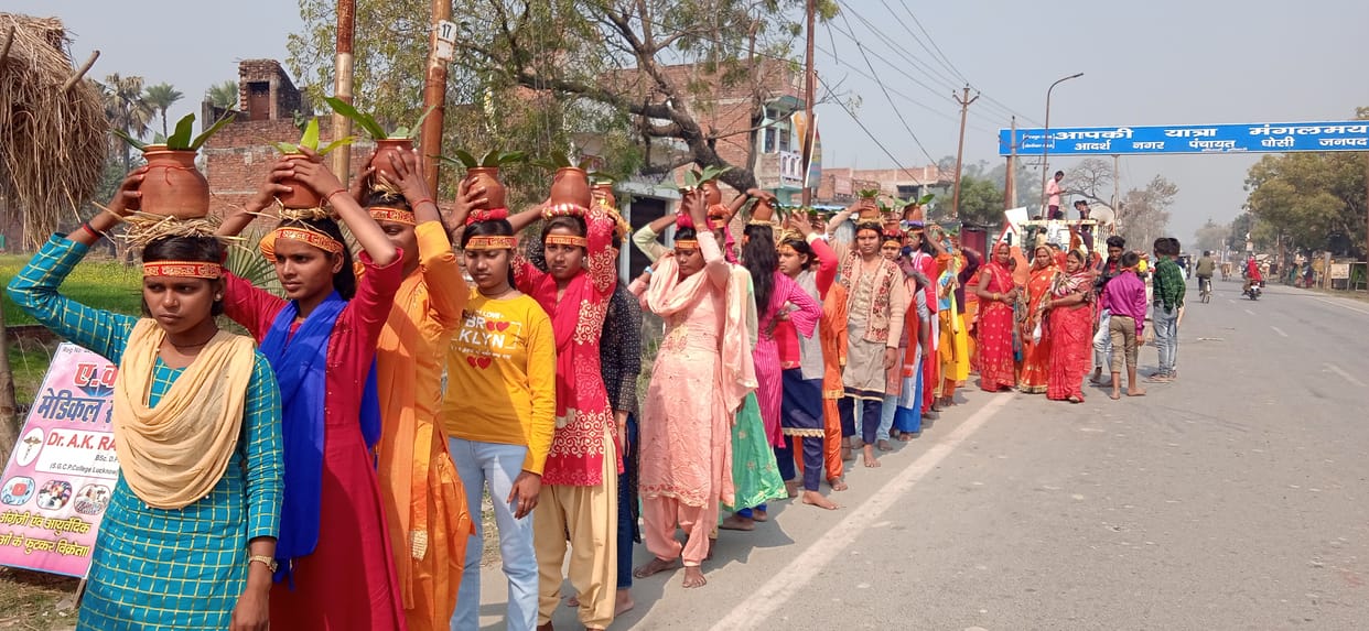 Kalash Yatra taken out for the prestige of life