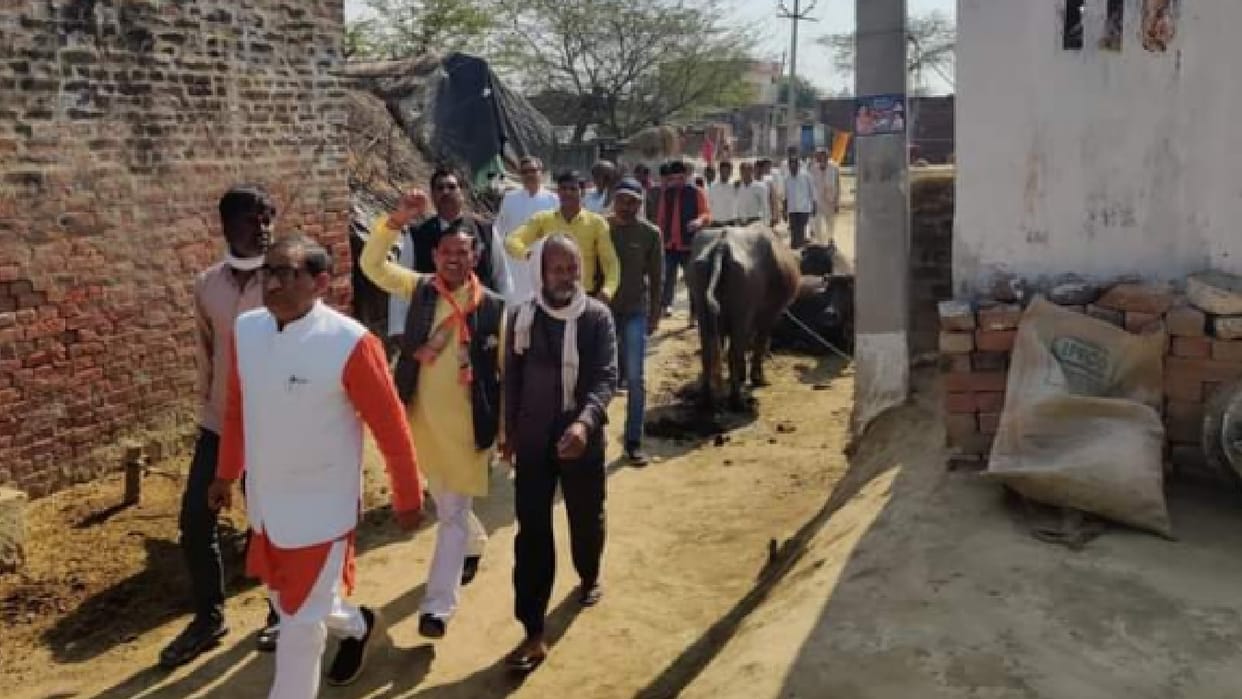 UP Elections: Prahlad Bharti reached Bharthana assembly, said- the wheel of development of UP will grow faster due to double engine government