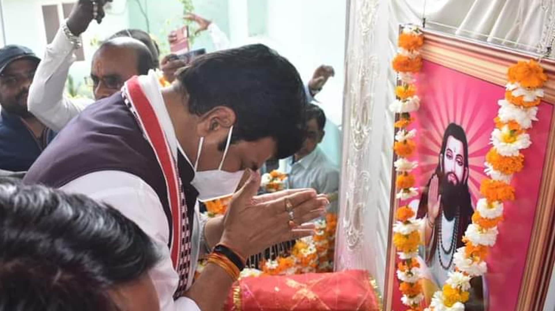 Sagar: Sant Ravidas Jayanti celebrated in Rahatgarh, Minister Govind Singh Rajput said – Sant Ravidas showed the path of devotion