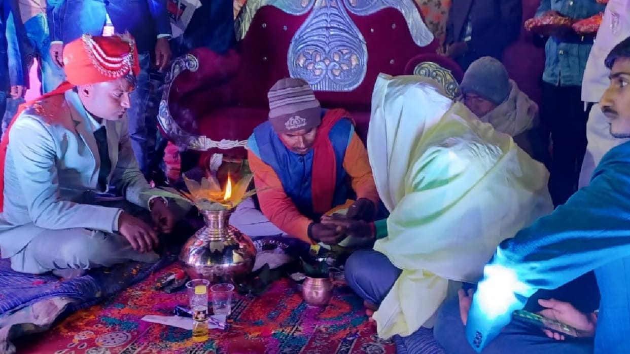 grooms got marrige after 13 people killed on Haldi ceramony in kushinagar