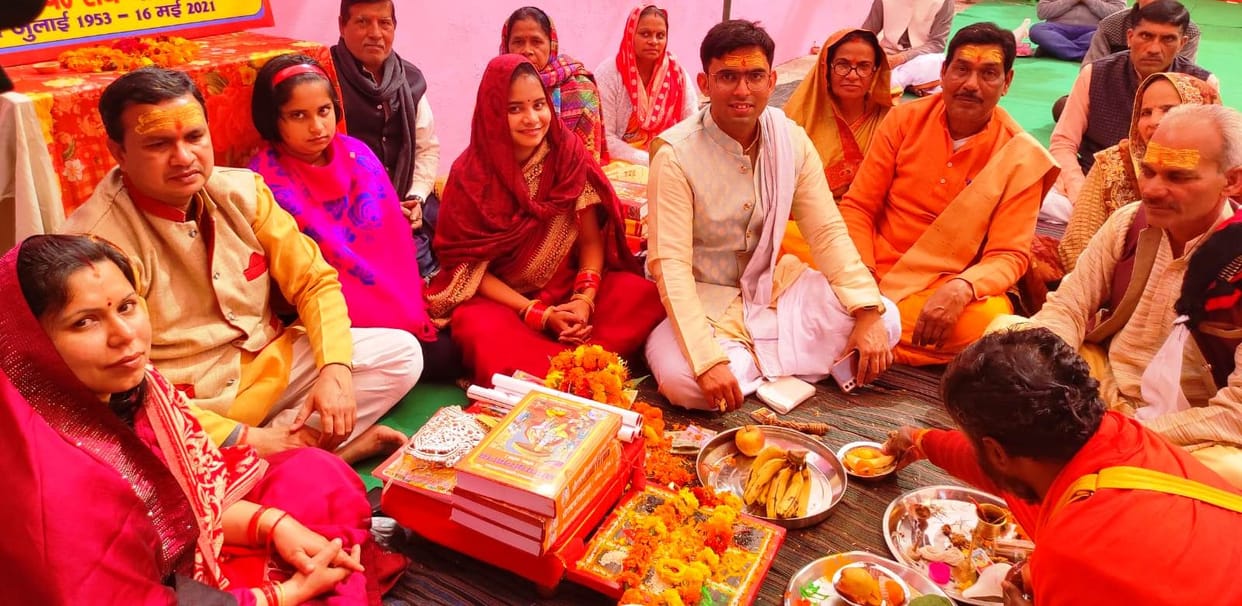 Worship done in Hanuman temple with rituals