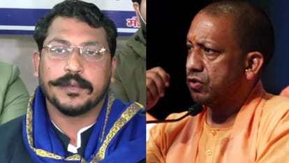 चंद्रशेखर आजाद और सीएम योगी आदित्यनाथ। (फाइल)