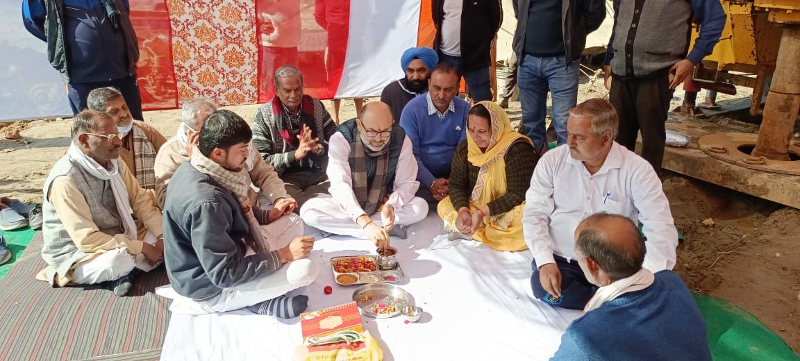 90 lakh rupees will spent on irrigation scheme in joh bah village  una