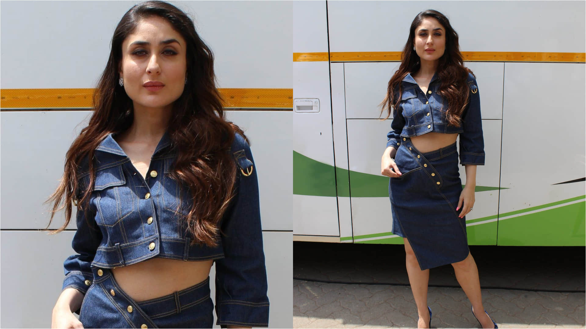 style tips how to carry denim skirt like bollywood actress