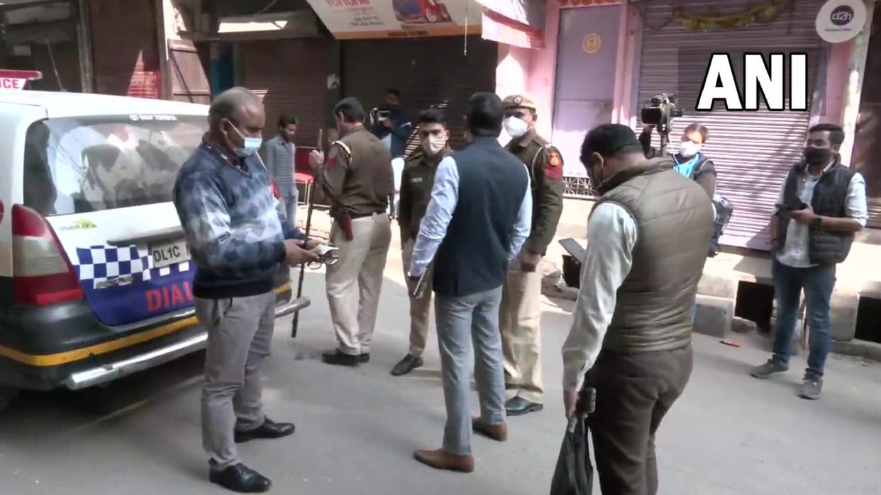 Uttar Pradesh Anti-Terrorism Squad team reaches Seemapuri where 3 kg explosive IED was recovered