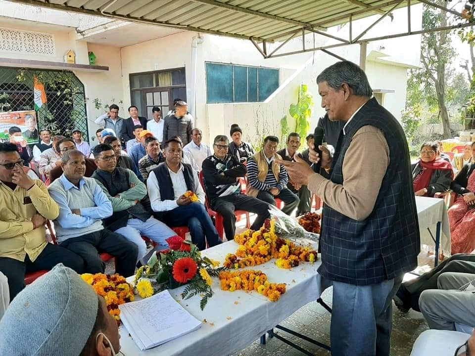 Harish Rawat in Lalkua