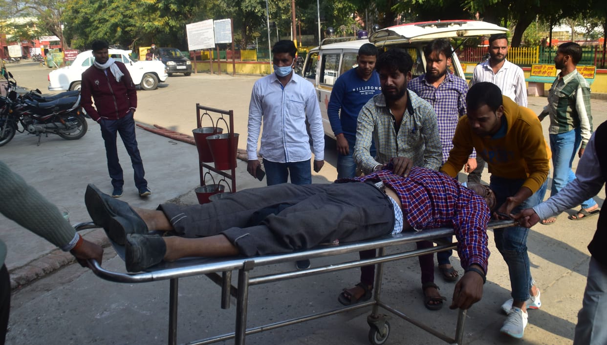 sweeper's death on work place
