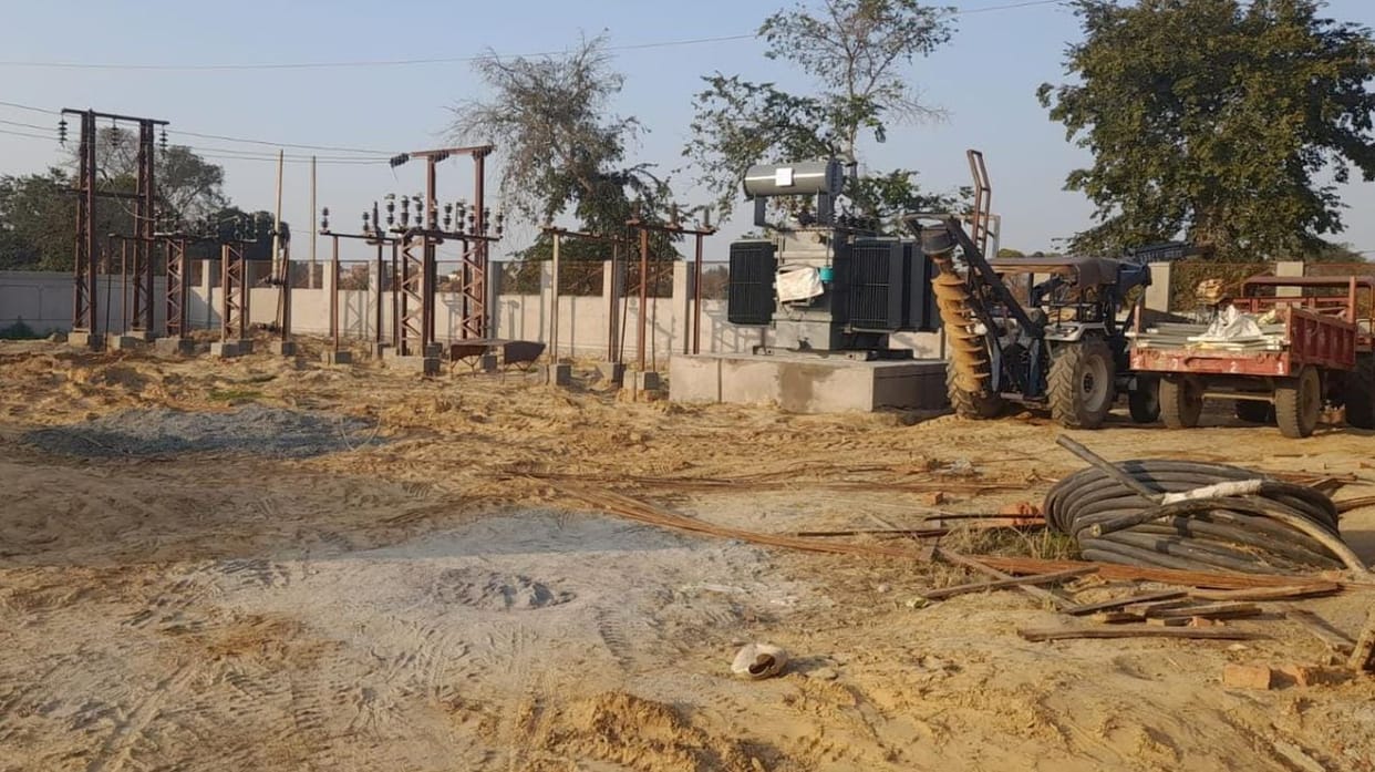 Unfinished substation, there will be power crisis again in summer