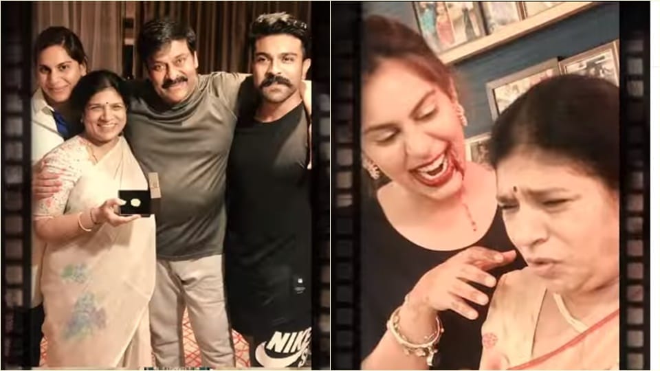 South Superstar Ramcharan wife Upasana Kamineni Konidela wished mother in law on her birthday
