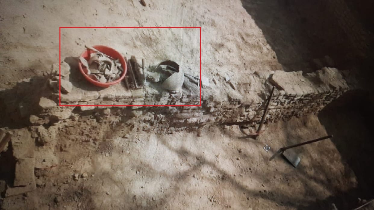 The Archaeological Department has intensified the excavation on the mound in Hastinapur