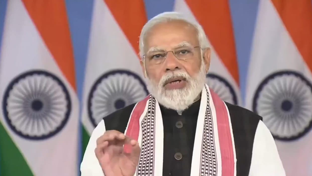 PM Narendra Modi inaugurates railway lines connecting Thane and Diva saying it will bring vast change in life of of Mumbai