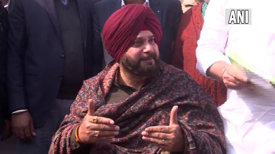 Press Conference of Punjab Congress President Navjot Sidhu in Amritsar