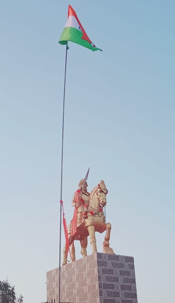 Statue of Maharana Pratap installed in Kankather