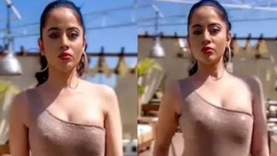 Urfi Javed wore a nude color bold dress social media users said shameless