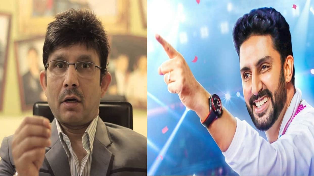 KRK tried to troll Abhishek Bachchan and the Bollywood industry the actor gave a befitting reply
