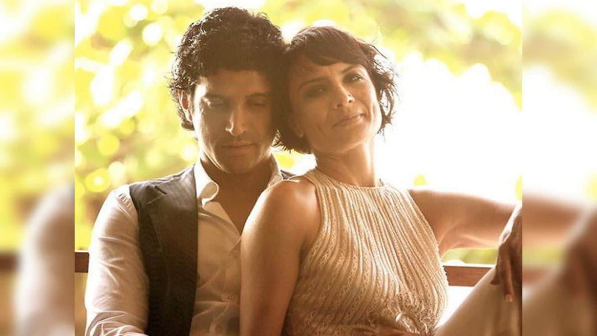 farhan akhtar shibani dandekar wedding know actors affair with first wife adhuna bhabani and net worth