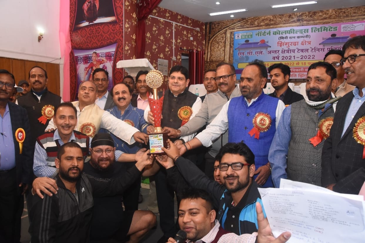 Jhingurda Winner in Table Tennis Competition