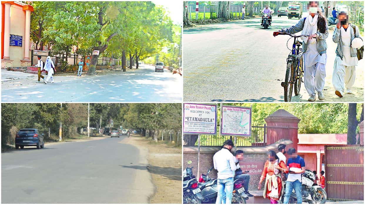 Girls afraid to pass on these roads even during the day in agra