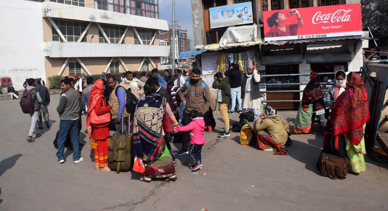 Lack of roadways buses increased the problems of the passengers