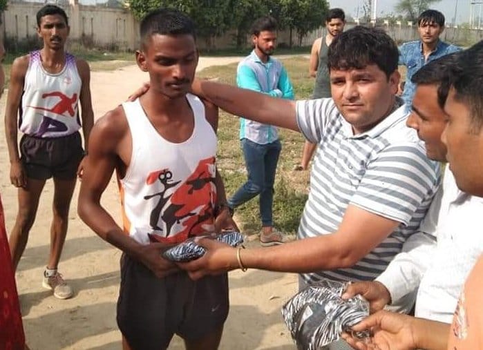Akash and Deepak won the race