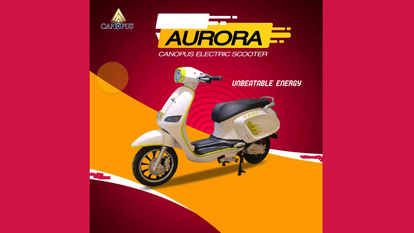 Canopus Electric Scooters unveiled in India, claims will run at cost of 20 paise per kilometer electric vehicles in india