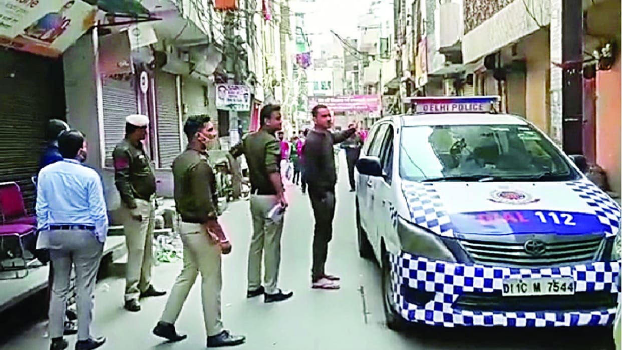 IED in Seemapuri Police prepared sketches of two accused