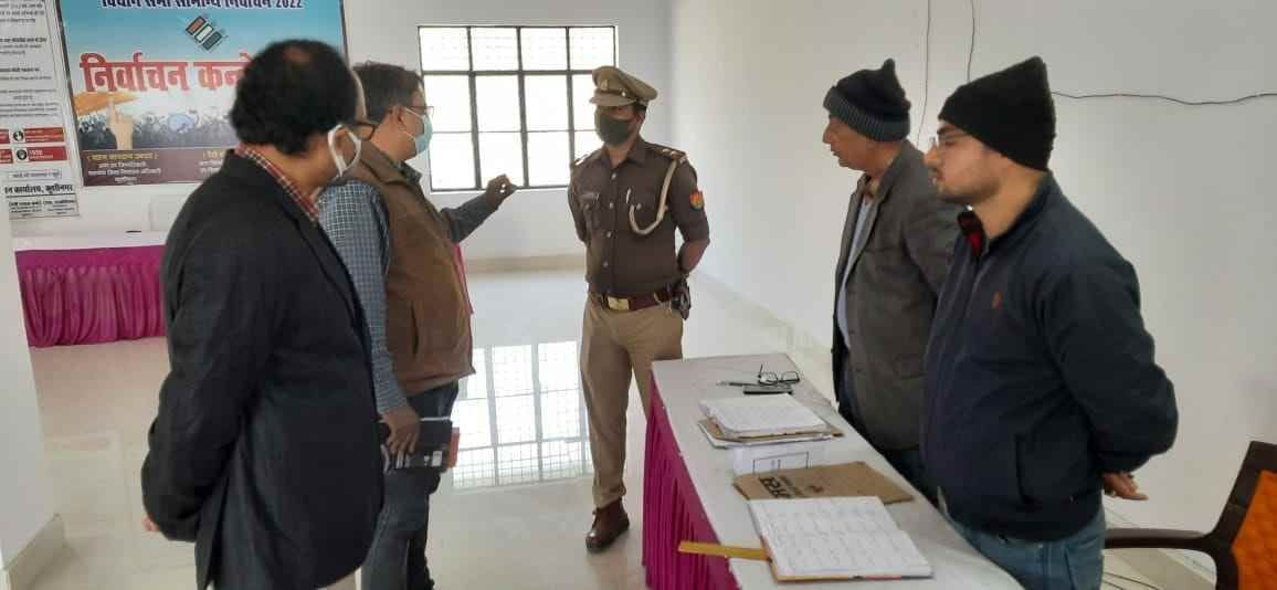 Observer inspected the control room