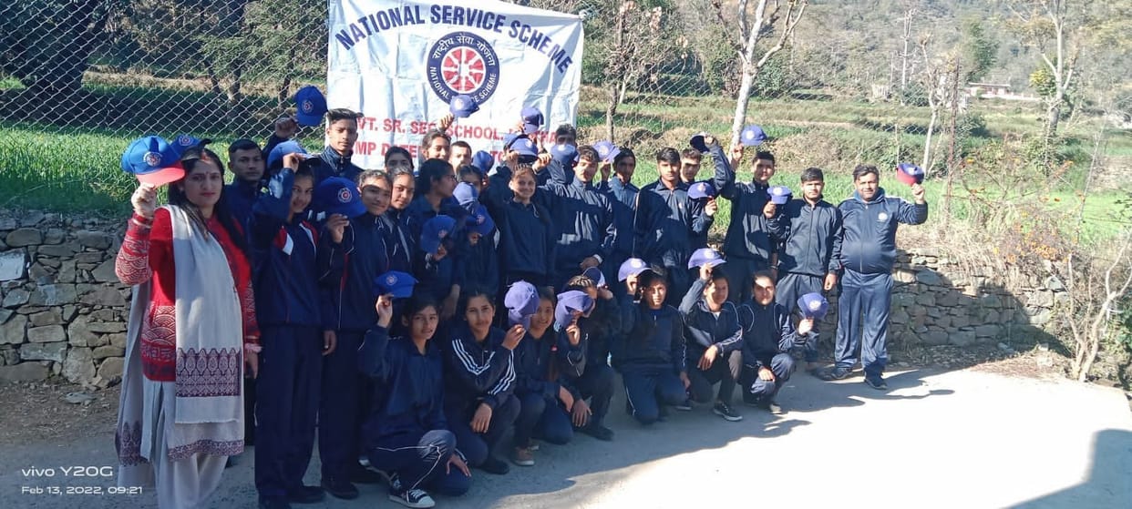 Path School volunteers cleaned the village and the school premises