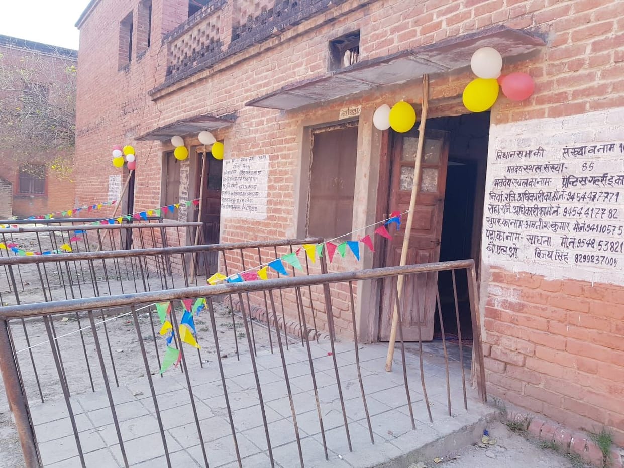 Adarsh ??and Divyangjan booth ready to woo voters