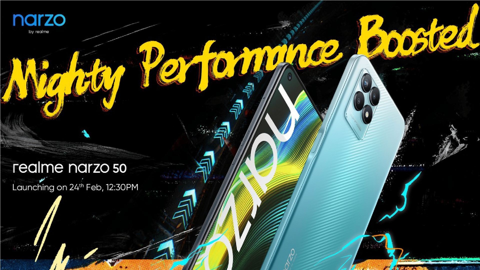 Realme Narzo 50 launch in India confirm for 24 February to be sold by Amazon