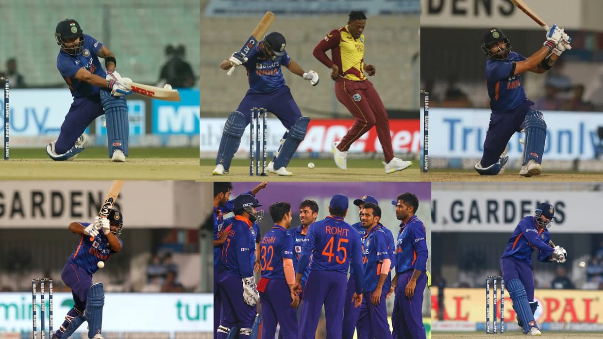 IND vs WI 2nd T20 Photo Story: Virat and pant scored Half Century chahal and bhuvneshwar takes wicket