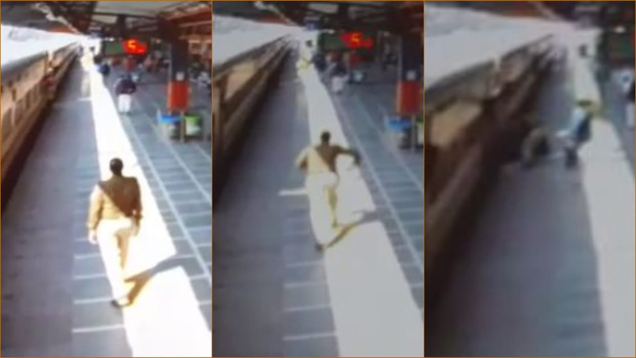 Woman constable saves passenger life in  Rohtak of Haryana